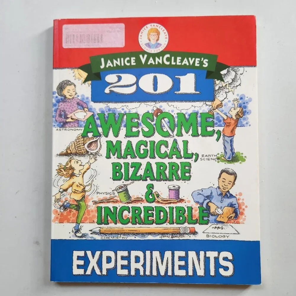 Janice VanCleave's 201 Science Experiments 9780471310112 Book Awesome, Magical